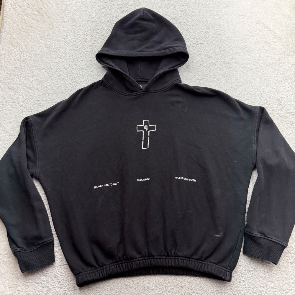 Darc Sport Wolves Forever Cross Hoodie Black Limited Edition 830/1000 Large